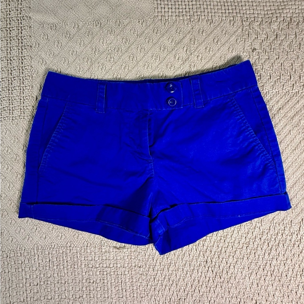 Vineyard Vines Women’s Shorts – Size 00 – Bright Blue – Classic Style